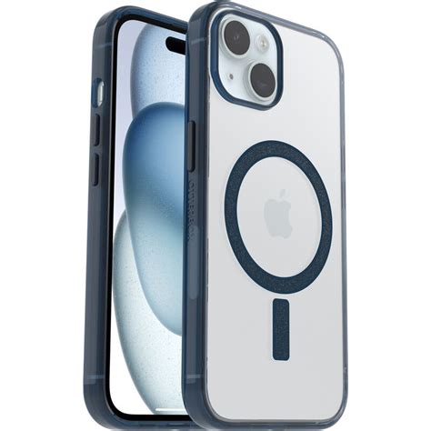 Blue Clear And Color Iphone 15 Case Otterbox Lumen Series