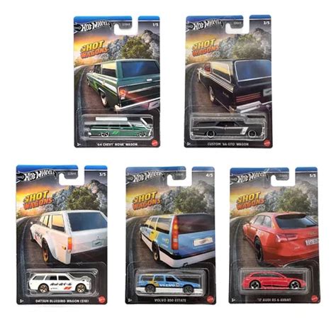 Hot Wheels Hot Wagons Set 5 Miniaturas Hwr56 Frete grátis