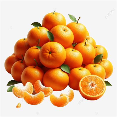 Tangerine Isolated Orange Mandarins Peel Or Mandarin Slice, Tangerine ...