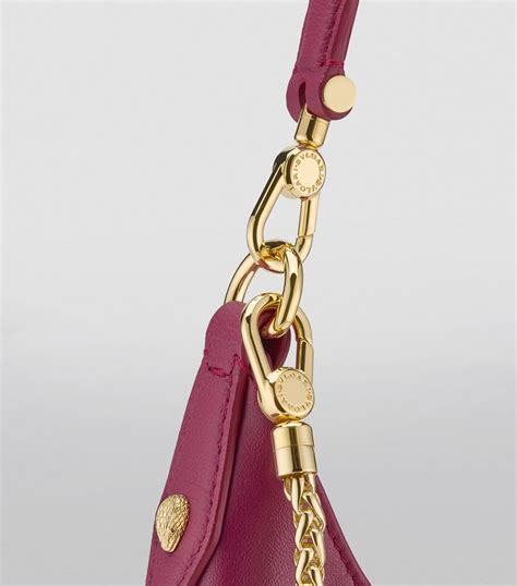 Womens Bvlgari Red Leather Serpenti Ellipse Shoulder Bag Harrods Uk