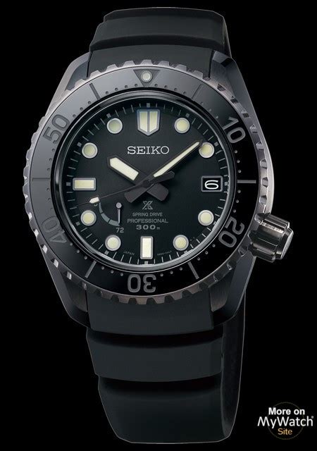 Watch Prospex LX Spring Drive Black Seiko SNR031 Titanium Bracelet