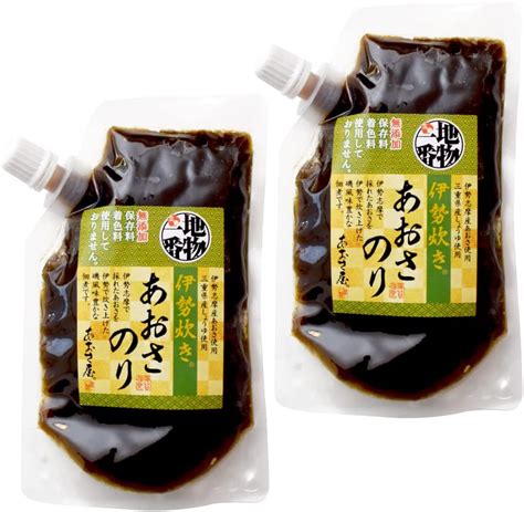 Amazon 伊勢炊き あおさのり 佃煮 160g×2個 Iekm 三重県 伊勢 志摩 伊勢鳥羽志摩特産横丁 のり・海藻の佃煮 通販