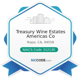 Treasury Wine Estates Americas Co - ZIP 94558