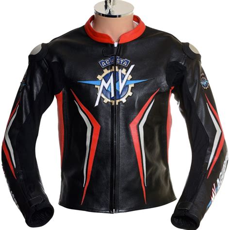 MV Agusta WSB Track Pro Motorcycle Leather Jacket