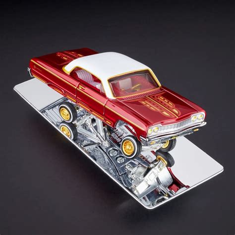 RLC Hot Wheels Collectors 1964 Chevrolet Impala Low Rider Red Hydraulics EBay
