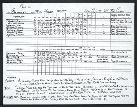 Football Scouting Report Template Download