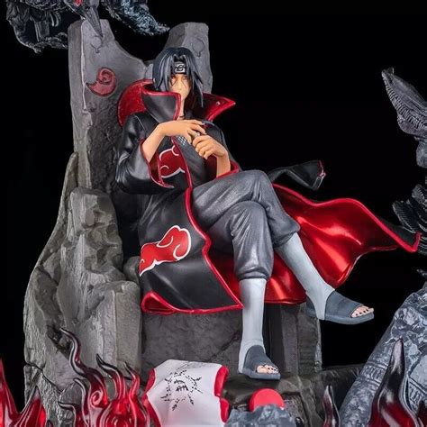 GK Itachi Uchiha Akatsuki Throne Anime Figure Statue 35 CM - US STOCK ...