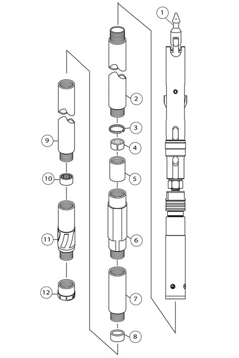 Hole Products Hwl V Latch Core Barrel Assembly