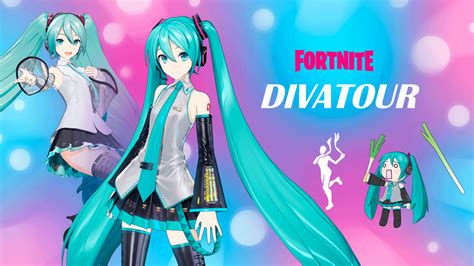 Fortnite Festival X Hatsune Miku (render by yours truly) : r/FortNiteBR