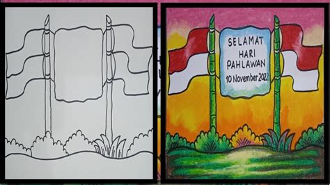 Menggambar Dan Mewarnai Dengan Tema Hari Pahlawan 10 November Nbkomputer