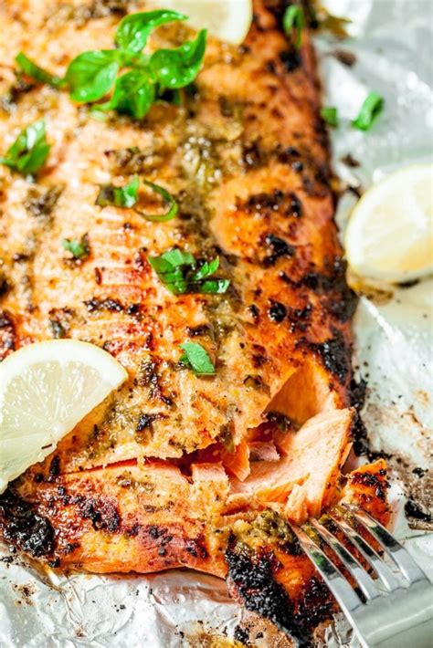 Sheet Pan Lemon Basil Salmon Chew Out Loud