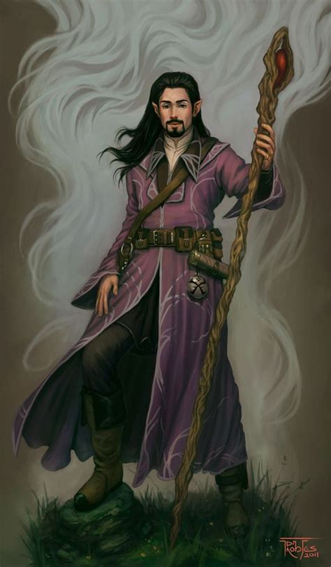 Owen The Mage Ii By Nickroblesart On Deviantart Fantasy Wizard