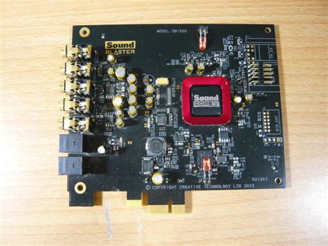 【傷や汚れあり】送料無料 サウンドカード Creative Sound Blaster Sb1500 作動品の落札情報詳細 ヤフオク落札