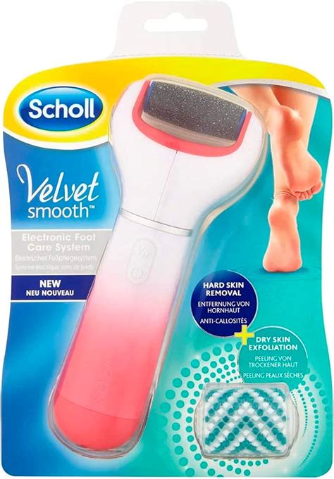 Scholl Velvet Smooth elektronik ayak törpüsü pembe Amazon tr