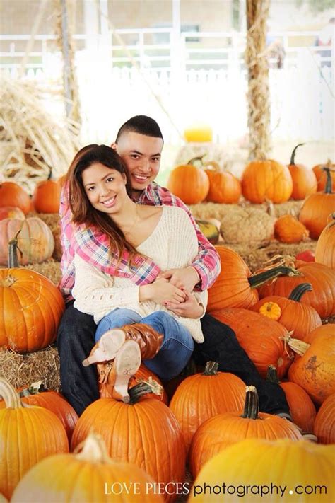 Pumpkin patch photo shoot, fall pictures, happy couples www.lovepiecesphotography.com | Pumpkin ...