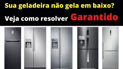 Geladeira Samsung inverter não gela parte de baixo Problema resolvido