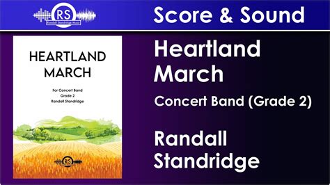 Heartland March Randall Standridge Concert Band Grade 2 Randall