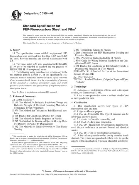 D 3368 - 04 RDMZNJG - PDF | PDF | Engineering Tolerance | Specification ...