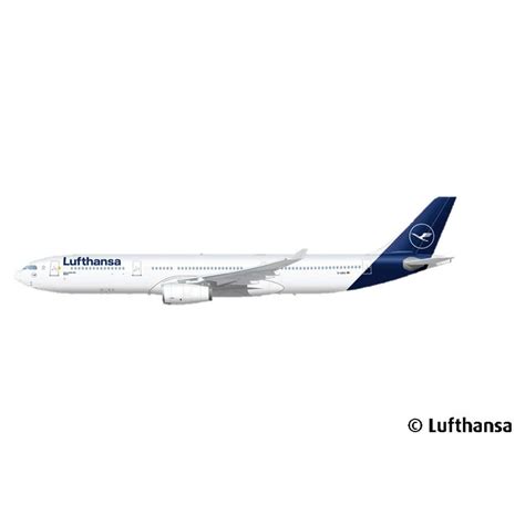 Flugzeugmodell Airbus A330 300 Lufthansa Neue Lackierung Revell