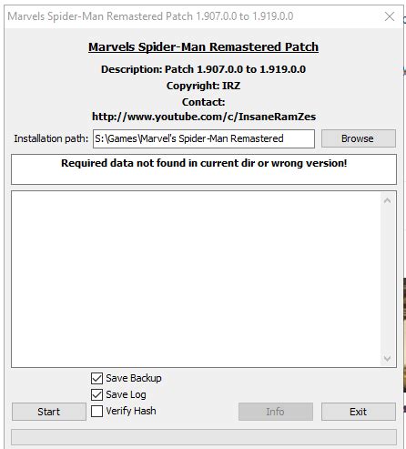 Скачать Marvel's Spider-Man "Патч v1.919.0.0" - Официальные патчи