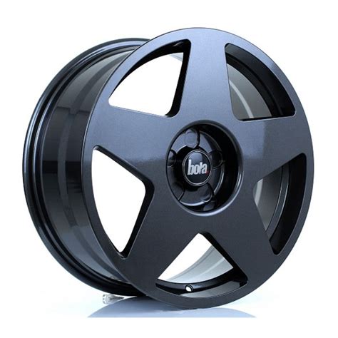 Bola B10 18x80 Et30 To 45 Custom Pcd Gloss Gunmetal Alloy Wheels