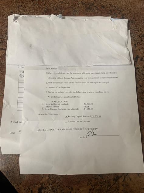 Security Deposit - Help! : r/Renters