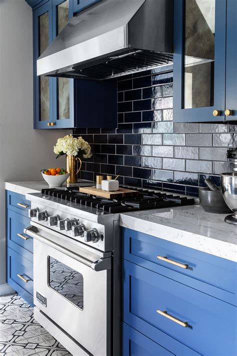 Blue Kitchen Cabinets: Beautiful Blue Kitchen Ideas for 2024 | Blue ...