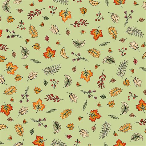 Fall Leaf Fabric, Autumn Leaf Fabric, Sweater Weather, Blowing Leaves ...