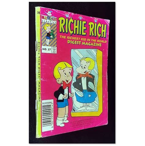 Richie Rich Digest Magazine 27 Harvey Comic Digest South African