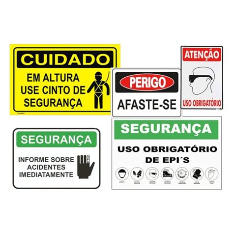 Placas de Sinalização Personalizadas EPI CIA