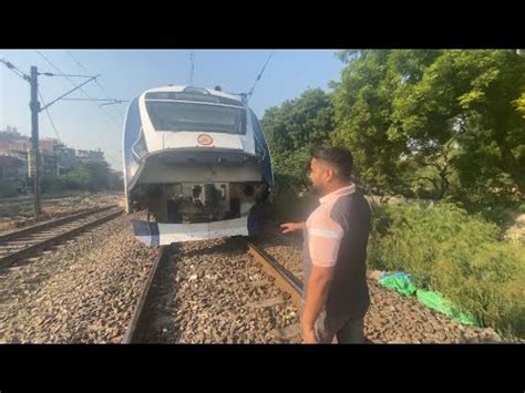 Vande Bharat Express Train Accident Train Damaged After Hitting