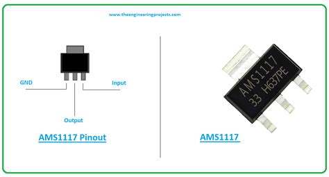 AMS1117 LDO Regulator Pinout Datasheet Features The Engineering