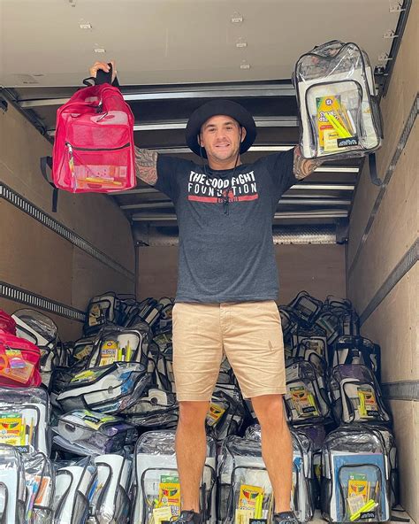 Dustin Poiriers 3rd Annual School Supply Drive On August 2nd