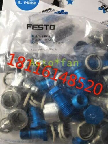 10PSC NEW FESTO Gas Connector LCK 1 4 PK 6 4472 EBay