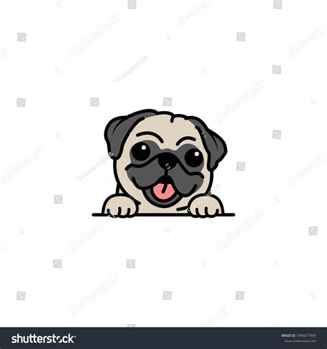 25,843 Cute Pug Cartoon Images, Stock Photos & Vectors | Shutterstock