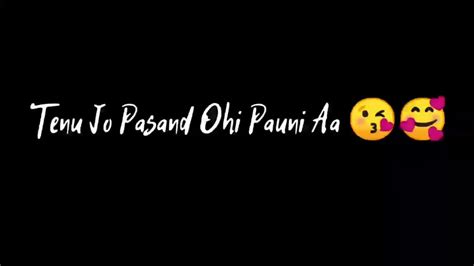 Ehna Tainu Chauni Aa Whatsapp Status Youtube