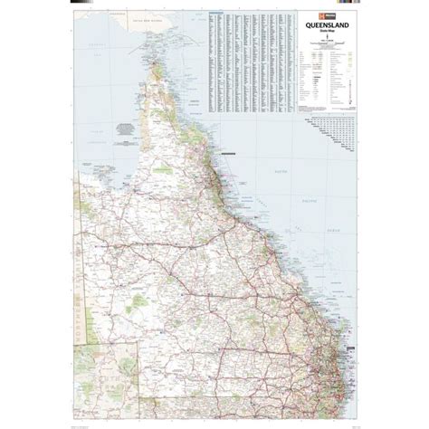 printable road map  queensland   printable road map
