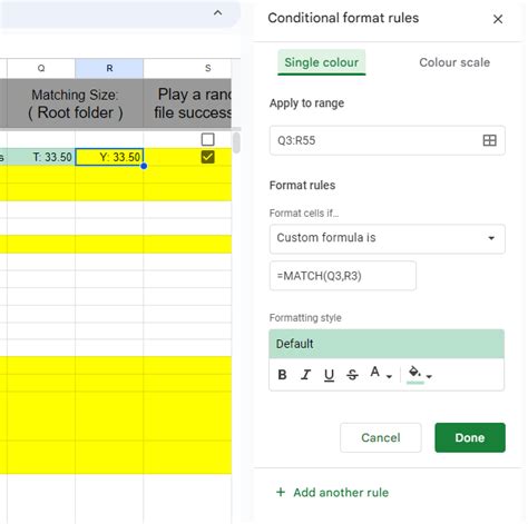 Conditional Formatting Google Sheets Complete Guide Ponasa