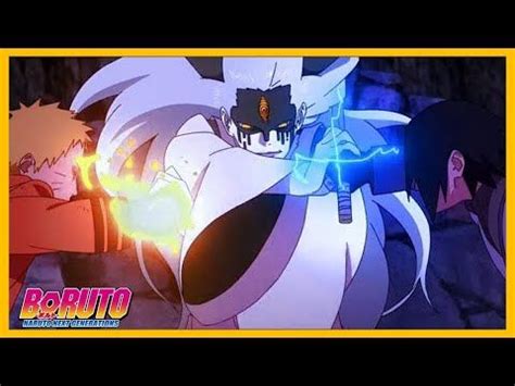 Naruto Sasuke Boruto Vs Momoshiki Full Fight English Sub