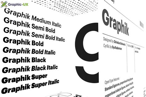 Graphik Font Family – GraphicUX