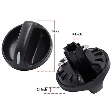 AC Climate Control Knob 3 PCS Blower Temperature Air Flow Fan