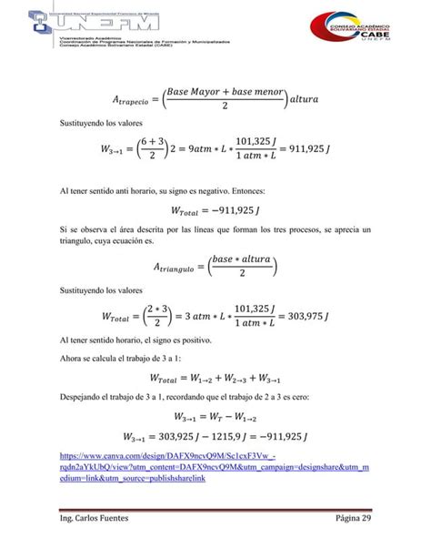 Guia Primer Principio De La Termodinámicapdf