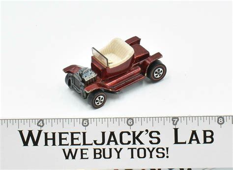Hot Heap Red 1968 Redline Hot Wheels Mattel Vintage Redline RL Wheeljack S Lab