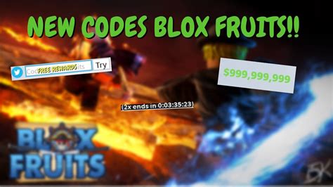 All New Working Codes In Blox Fruits Codes Blox Fruits Codes Roblox Youtube