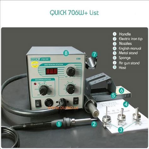 Quick W Esd Hot Air Rework Station V W C C