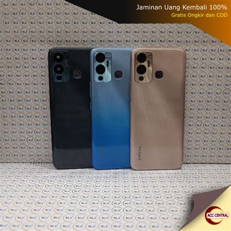 Jual BACKDOOR INFINIX HOT 12 PLAY X6816 BACKCOVER BACK CASING COVER TUTUP BELAKANG BATRE