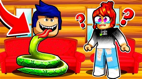 Rodrigo Se Transformou Em Uma Cobra 🐍 Roblox Snakey Youtube