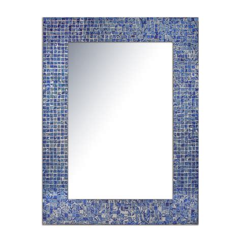 Decorshore 30 X 24 Wall Mirror Blue Walmart