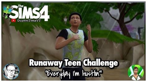 Sims 4 Runaway Teen Challenge Ep 6 Everyday Im Hustlin Sims4story