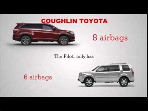 Toyota Highlander Vs Pilot Coughlin Toyota YouTube